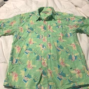 Fun Flamingo Party Shirt!  Size Men’s Large